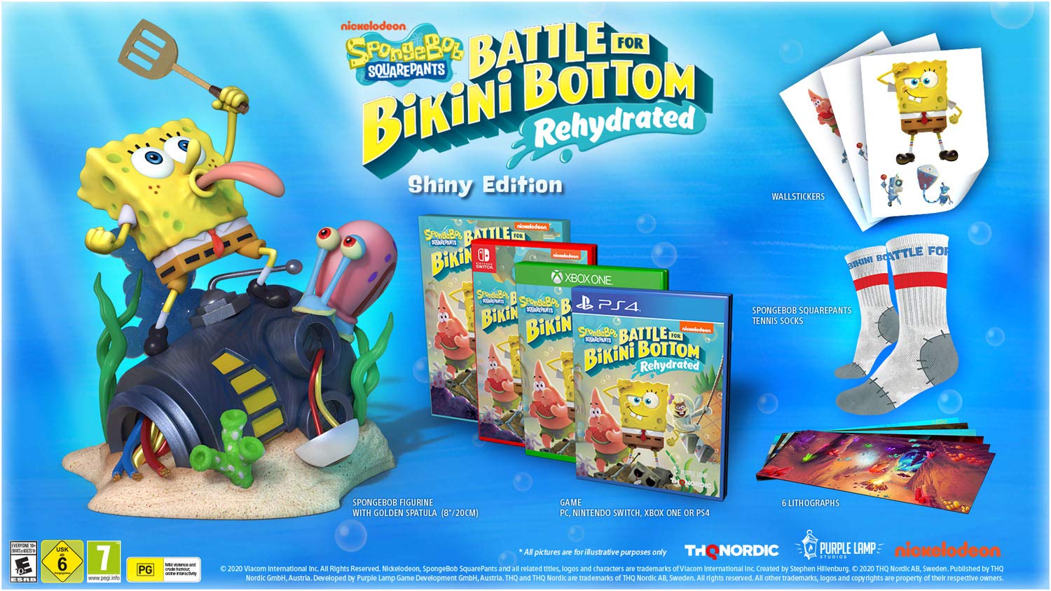 Bob l'éponge : La bataille pour le bas de bikini réhydraté - Édition brillante (Nintendo Switch) Bob l'éponge : La bataille pour le bas de bikini réhydraté - Édition brillante (Nintendo Switch)